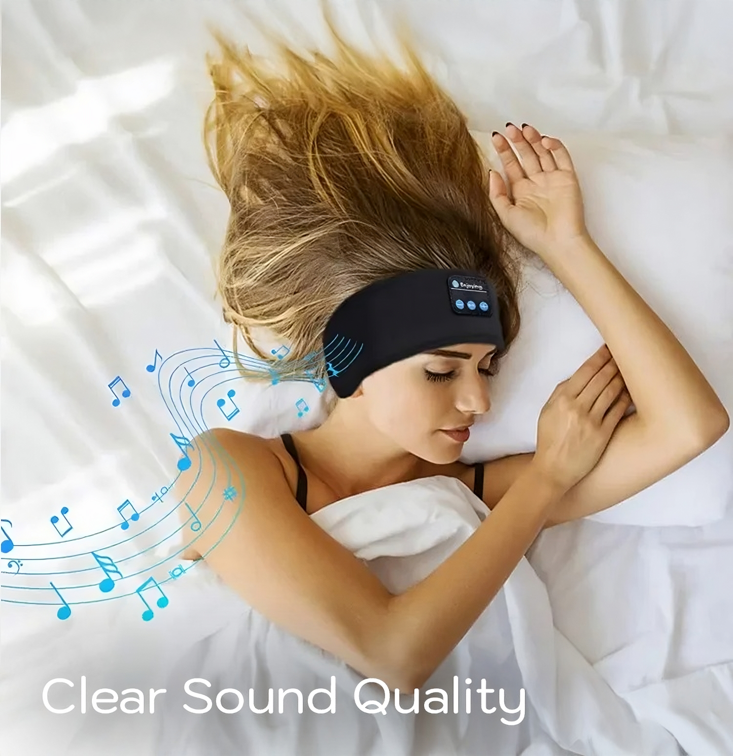Hands-free headband for meditation - clear audio