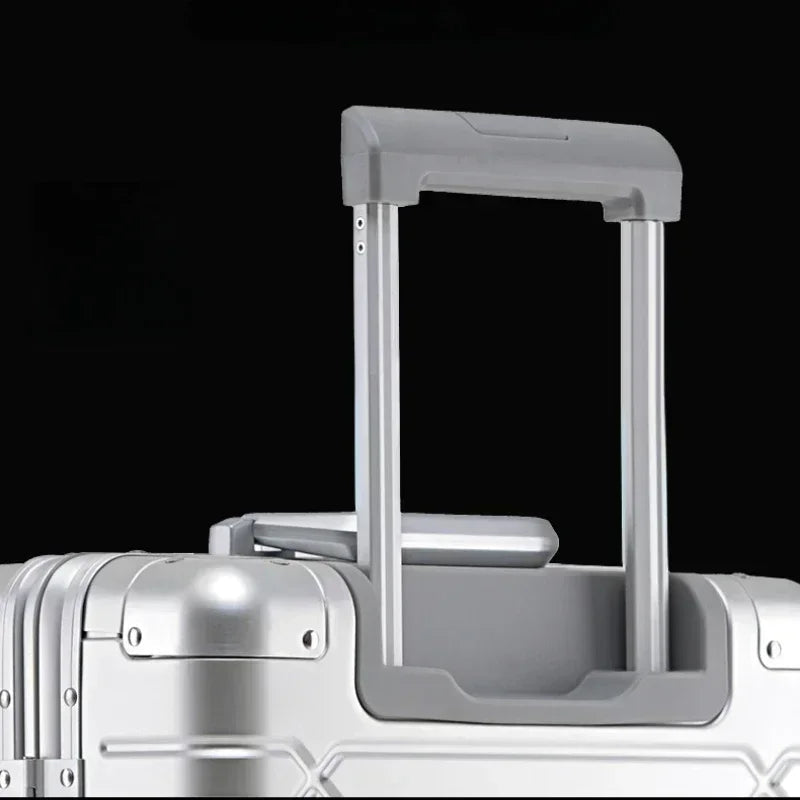 Large Capacity Trolley Suitcase Travel Bag Aluminum-magnesium Alloy Travel Suitcase Business Rolling Luggage Jetvance