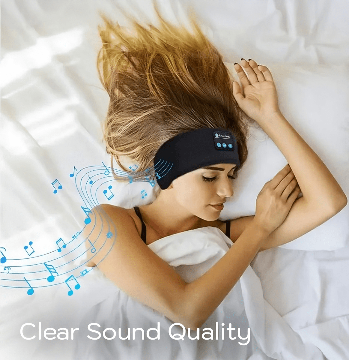 Hands-free headband for meditation - clear audio